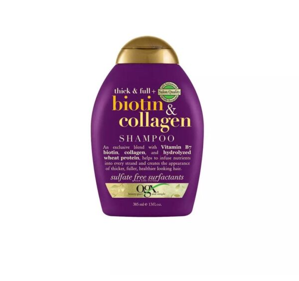 شامپو حجم دهنده BIOTIN & COLLAGEN فاقد سولفات او جی ایکس OGX