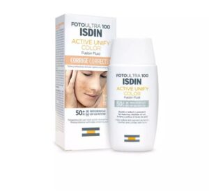 ضد آفتاب SPF50 رنگی Fotoultra 100 Active Unify ایزدین ISDIN