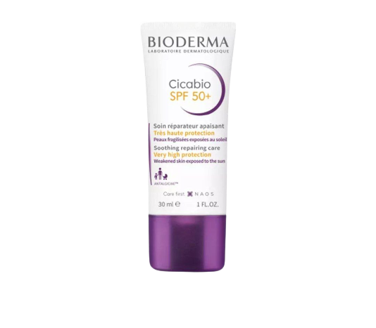 کرم ترمیم کننده Cicabio SPF50 بایودرما Bioderma