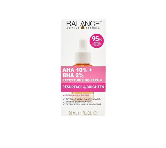 سرم لایه بردار و بازسازی کننده پوست AHA 10% + BHA 2% بالانس BALANCE
