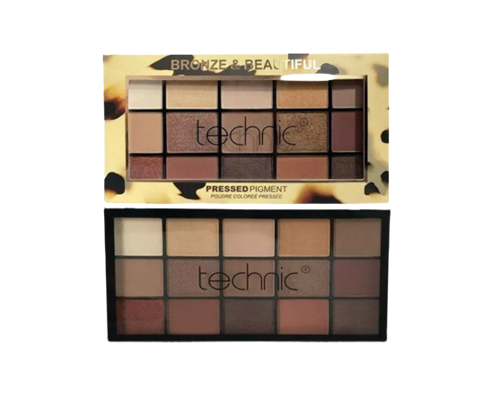 پالت سایه BRONZE & BEAUTIFUL تکنیک TECHNIC