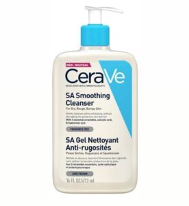 ژل شستشوی پوست خشک سراوی Cerave Sa Smoothing cleanser